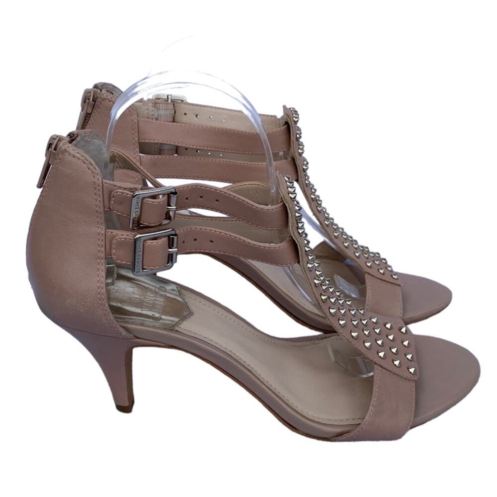 Vince Camuto Minter Pink Studded Sandals 8.5M